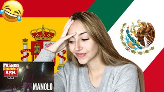 🇪🇸ESPAÑOLA REACCIONA a FRANCO ESCAMILLA MANOLO  RPM PARTE 5 [upl. by Riggs]