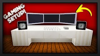 MInecraft  How To Make A Gaming Setup [upl. by Southard]