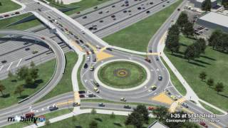 51st Street Roundabout Visualization [upl. by Irec]