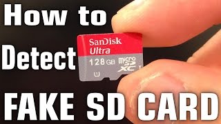 How to Detect Fake SD Card Easily [upl. by Macdermot377]