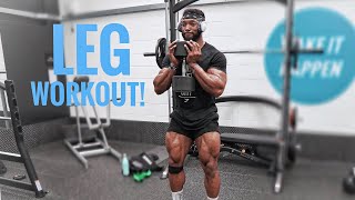 THE PERFECT LEG WORKOUT TO BUILD BIG STRONG LEGS  My Top Tips [upl. by Ysabel47]