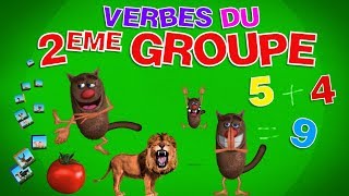 Foufou  Verbes du 2eme Groupe pour les enfants Learn verbs in french for kids serie 01 4k [upl. by Mcclimans159]