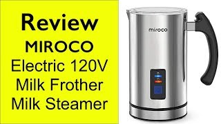 Review Miroco Milk Frother  How to make froth milk at home [upl. by Eelrak]