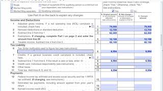 How to fill out Form 1040X Amended Tax Return [upl. by Dviad797]