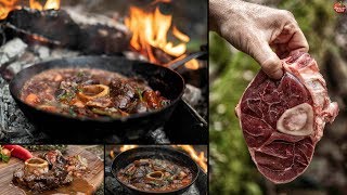 BEST OSSO BUCO  BUSHCRAFT STYLE [upl. by Naenej]