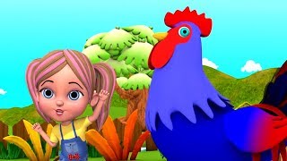 Kukdoo Koo  Animals Sounds in Hindi  कुकड़ू कु  Hindi Nursery Songs  Little Treehouse India [upl. by Alurta]