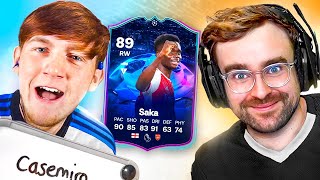 FC24 Squad Builder Showdown CHAMPIONS LEAGUE SAKA [upl. by Shaun]