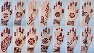 Top 50 mehndi designs karwachauth gol tikki amp tricks mehandi designs backhandArabic henna mehndi [upl. by Mosa146]