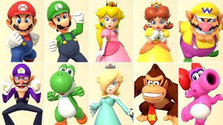 Mario Party Superstars  All Characters [upl. by Anawek]