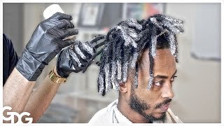 How To Dye Your Dreadlocks In Under 5 Minutes [upl. by Hole]