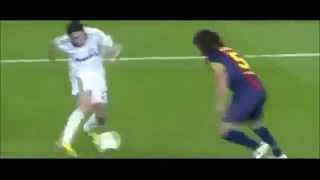 Di Maria skills humiliates Puyol Embarrassing [upl. by Goddart]