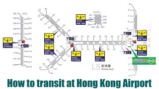 How to transit at Hong Kong Airport [upl. by Iblok]