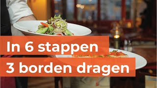 Horeca training  3 Borden dragen [upl. by Zobe]