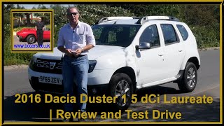 2016 Dacia Duster 1 5 dCi Laureate  Review and Test Drive [upl. by Aneer]