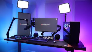 The ULTIMATE Streaming Setup  Desk amp Studio Tour [upl. by Dimo725]