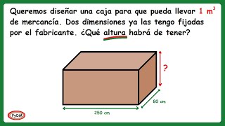 Altura de un prisma rectangular [upl. by Mcgill521]