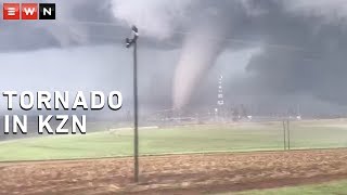 Video goes viral of alleged tornado in KZN [upl. by Ellednahs]