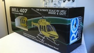 RC Aerodyne Bell 407 Super Scale quotWhats in the Boxquot Review [upl. by Smoht596]