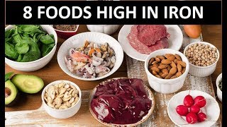 8 Foods High In Iron [upl. by Kurman]