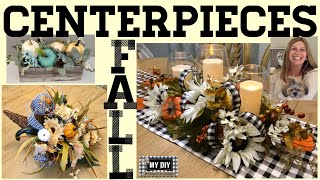 Fall Centerpiece Ideas  Cornucopia Centerpiece  Dollar Tree DIY [upl. by Gertrud622]