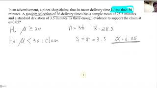 Lesson 135 z test left tail test [upl. by Eiloj]