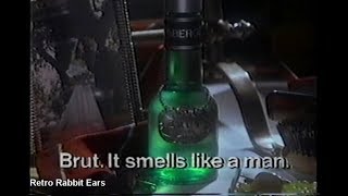 Brut Cologne Commercial From 1987 quotIt Smells Like A Manquot [upl. by Otanutrof274]