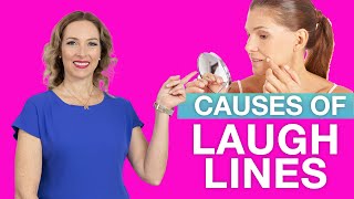 Face Yoga  Causes of Laugh Lines Nasolabial folds  Dr Janine [upl. by Anhpad]