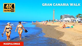 Gran Canaria Maspalomas Spain Beach Walk July 21 2021  😍 Canary Islands [upl. by Kent]