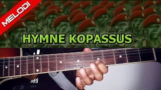 Melodi Gitar  Lirik Lagu HYMNE KOPASSUS [upl. by Claudetta]