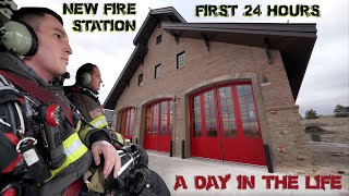 First 24 Hours in a New Fire Station  A Day in the Life [upl. by Adnawyt]