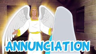 The Annunciation The Angel Gabriel Appears to Mary  Brother Francis 07 clip [upl. by Siekram145]