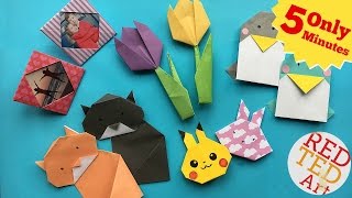 Best 5 Minute Crafts  5 Quick amp Easy Origami Projects  Easy Origami DIYs [upl. by Yenttirb]