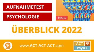 Psychologie Aufnahmetest 2022 für das Studium in Österreich [upl. by Ermengarde]