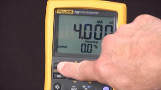 Fluke 789 ProcessMeter™ How To Source 420 Milliamps [upl. by Trinity]