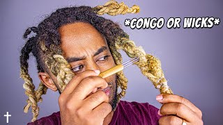 How To Combine Your Dreadlocks To Wicks [upl. by Nimaynib]