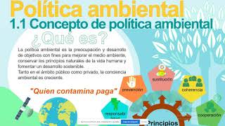 Política ambiental características instrumentos y LGEEPA [upl. by Hildick50]