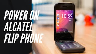 How to Power On Alcatel Flip Phone [upl. by Denbrook]