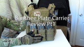 Shellback Tactical Banshee Rifle Plate Carrier Review Pt1 [upl. by Olnton]