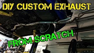 TFS DIY Custom Exhaust from Scratch [upl. by Ynohtnael208]