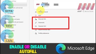 How to Enable or Disable Autofill in Microsoft Edge [upl. by Treacy]