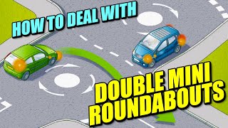 Double Mini RoundaboutsDriving Lesson [upl. by Nyrat800]