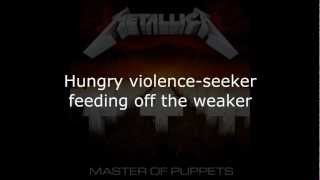 Metallica  Battery Lyrics HD [upl. by Trinette]