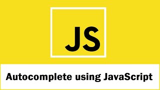Autocomplete Textbox using JavaScript PHP amp MySQL [upl. by Behl]