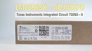 LM2596SXADJNOPB  TI Integrated Circuit [upl. by Naehgem620]