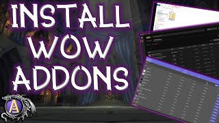 WoW Addons How to Install and Update Addons 3 Ways [upl. by Birdie947]