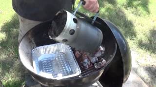 How To Set Up A Charcoal Grill For Smoking [upl. by Schalles]