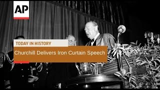 Churchills Iron Curtain Speech  1946  Today In History  5 Mar 17 [upl. by Sew37]