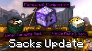 Hypixel SkyBlock Sacks Update  Personal Compactor New Enchant and More [upl. by Adolphus]