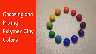 Starting out with polymer clay  Mixing colors [upl. by Kceb]