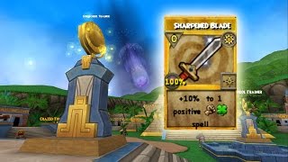 Wizard101 FINALLY GETTING SHARPENED BLADE [upl. by Yleme811]